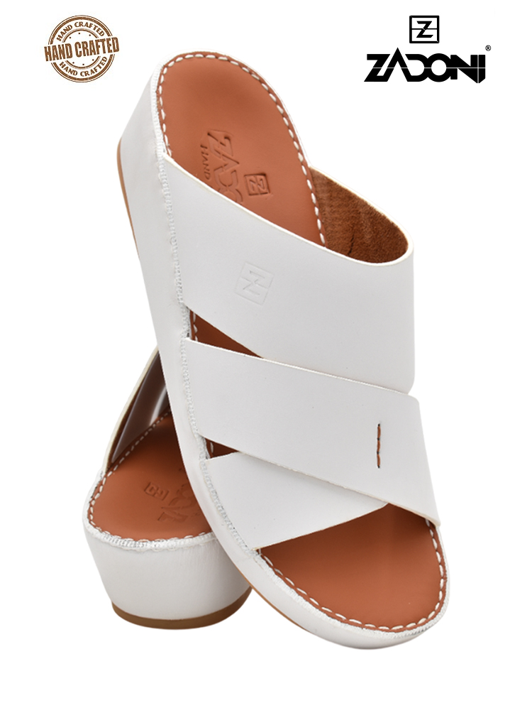 ZADONI [ZA46] ZA12 White Gents Sandal