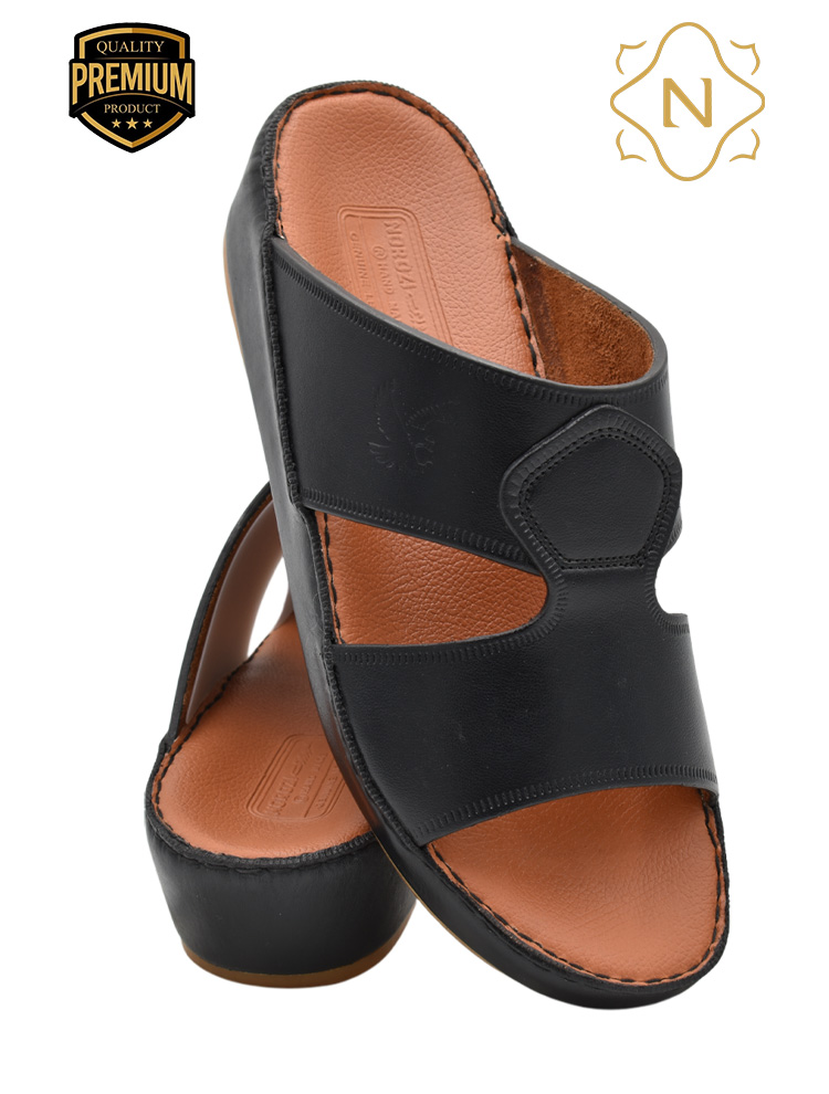 Norozi Premium [NP18] 023 Black Gents Sandal
