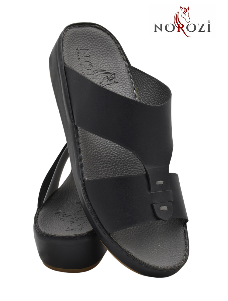 Norozi-[NR122]-006-Black-Gents-Sandal-6