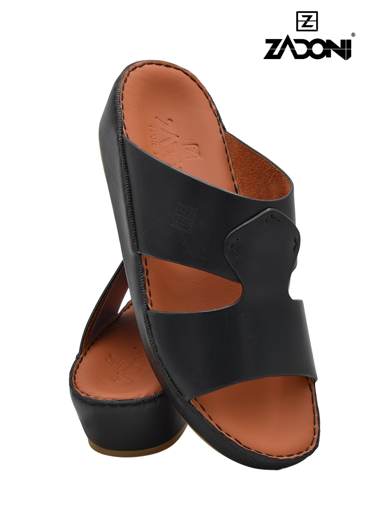 ZADONI [ZA215] Z-04 Black Gents Sandal