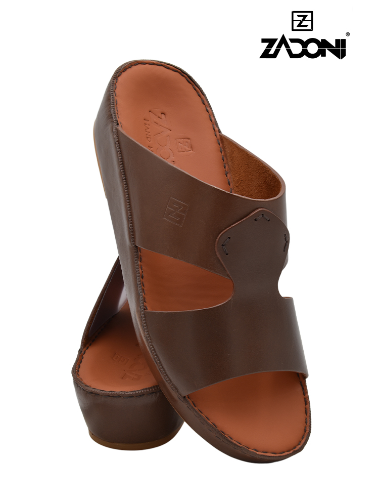 ZADONI [ZA217] Z-04 Brown Gents Sandal