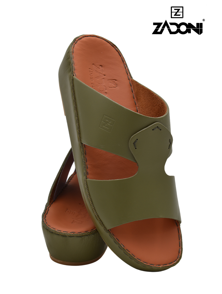 ZADONI [ZA219] Z-04 Olive Gents Sandal