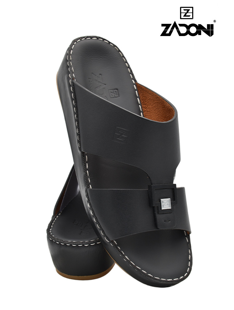 ZADONI-[ZA222]-Z-03-Full Black-Gents-Sandal-6