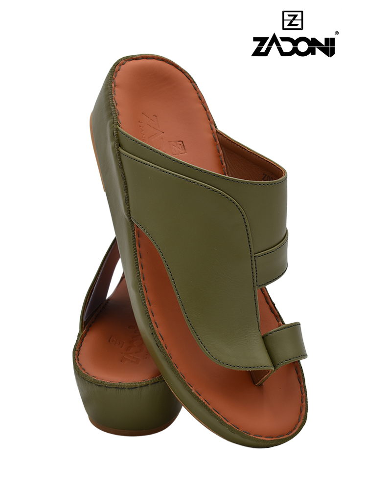 ZADONI-[ZA233]-Z-09-Olive-Gents-Sandal-6