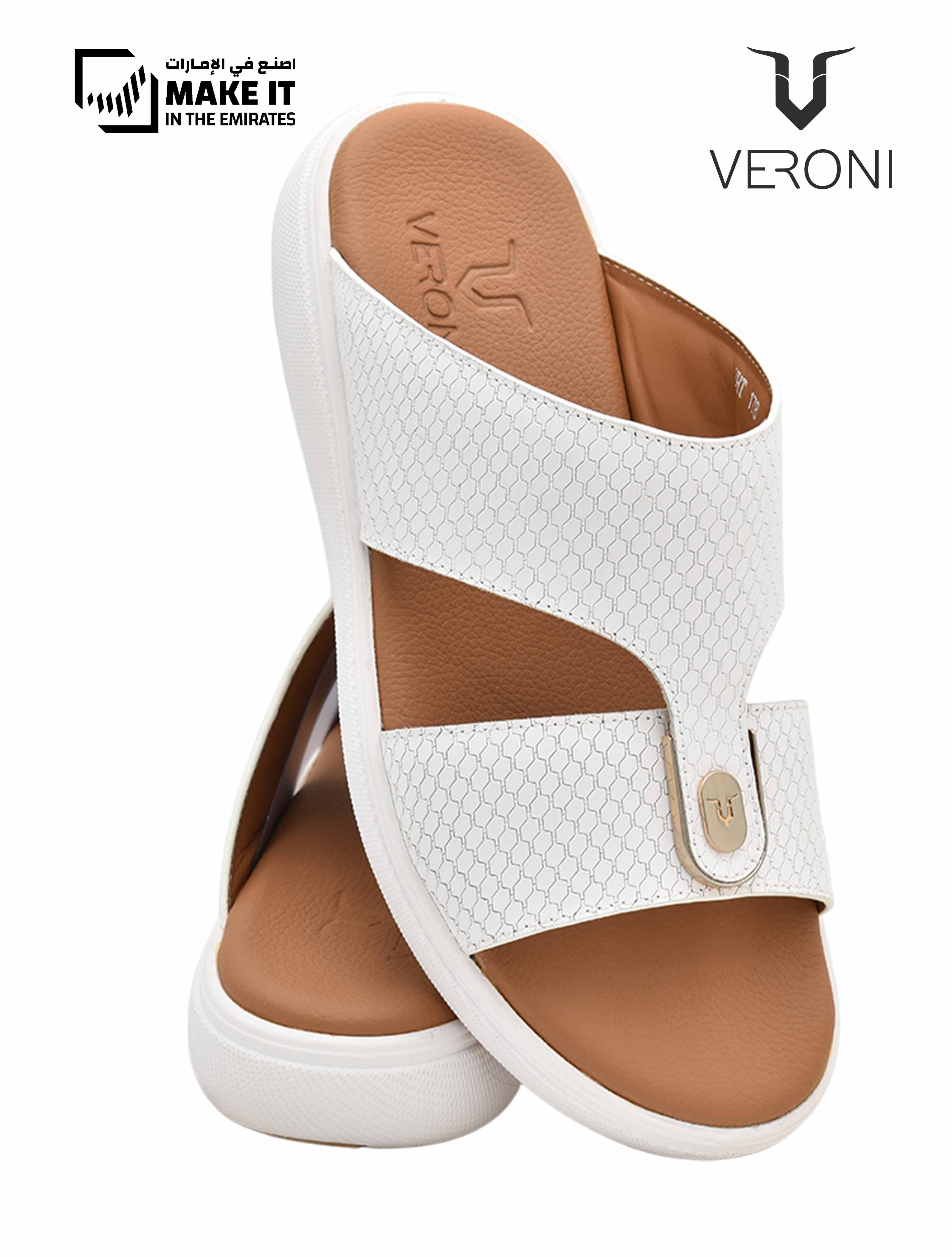 Veroni-[V434]-VHT-178-White-Gents-Sandal-6