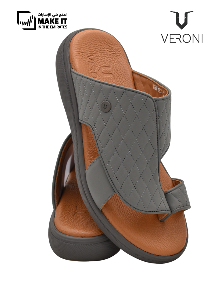 Veroni-[V432]-VHT-183-Grey-Gents-Sandal-6