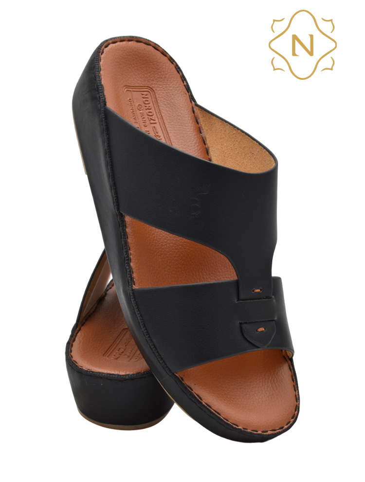 Norozi-[NR139]-002-Black-Gents-Sandal-6