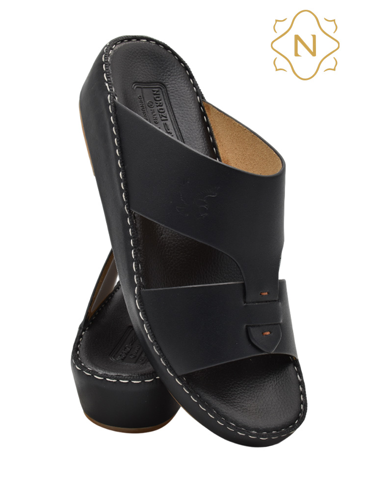 Norozi-[NR140]-002-Full Black-Gents-Sandal-6