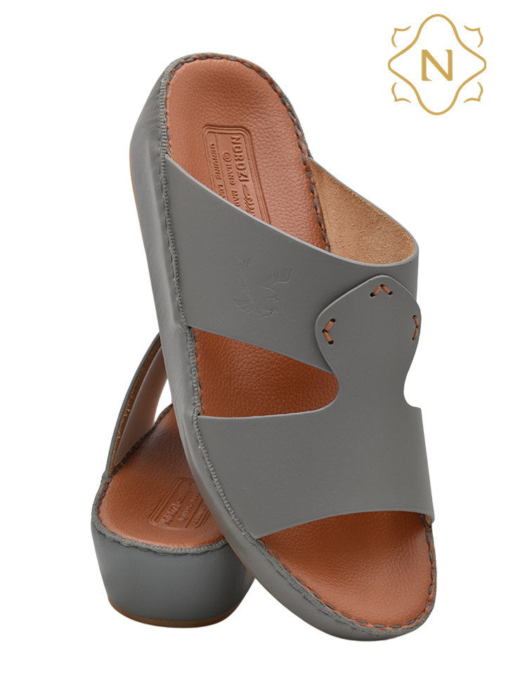 Norozi-[NR146]-003-Grey-Gents-Sandal-6