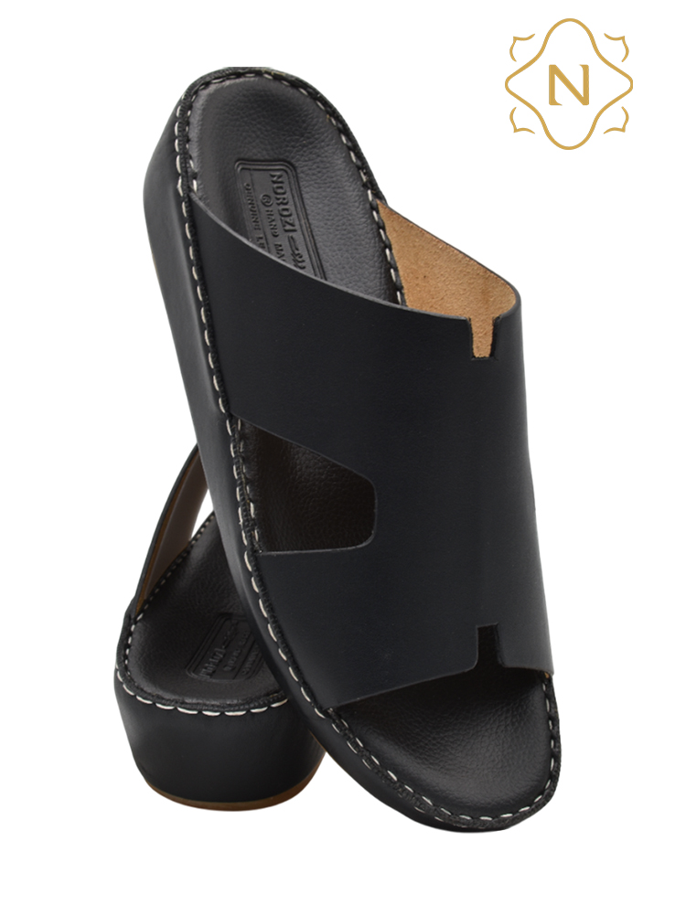 Norozi-[NR152]-005-Full Black-Gents-Sandal-6