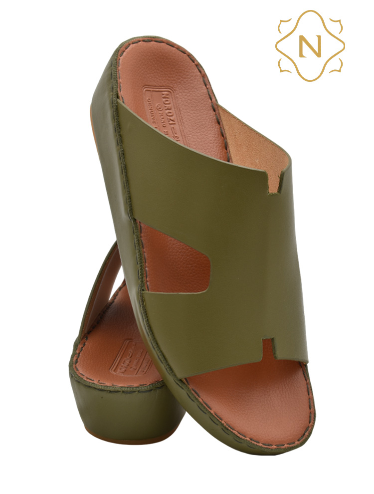 Norozi-[NR155]-005-Olive-Gents-Sandal-6
