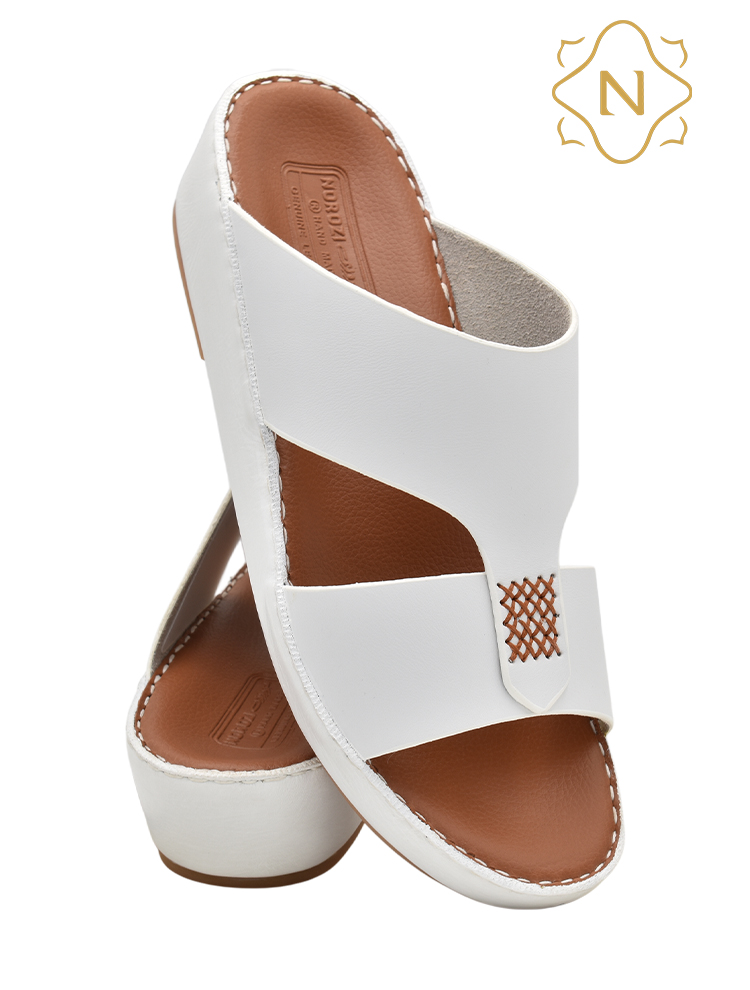 Norozi-[NR157]-009-White-Gents-Sandal-6