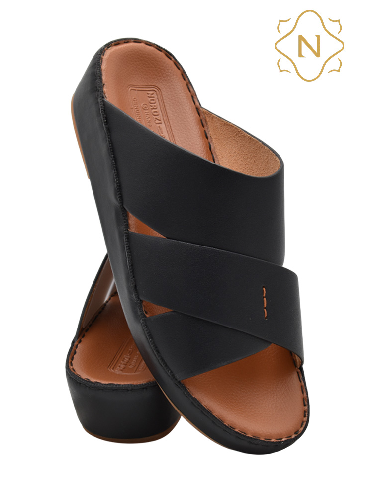 Norozi-[NR163]-011-Black-Gents-Sandal-6