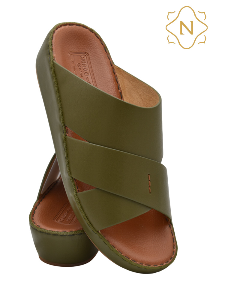 Norozi-[NR167]-011-Olive-Gents-Sandal-6