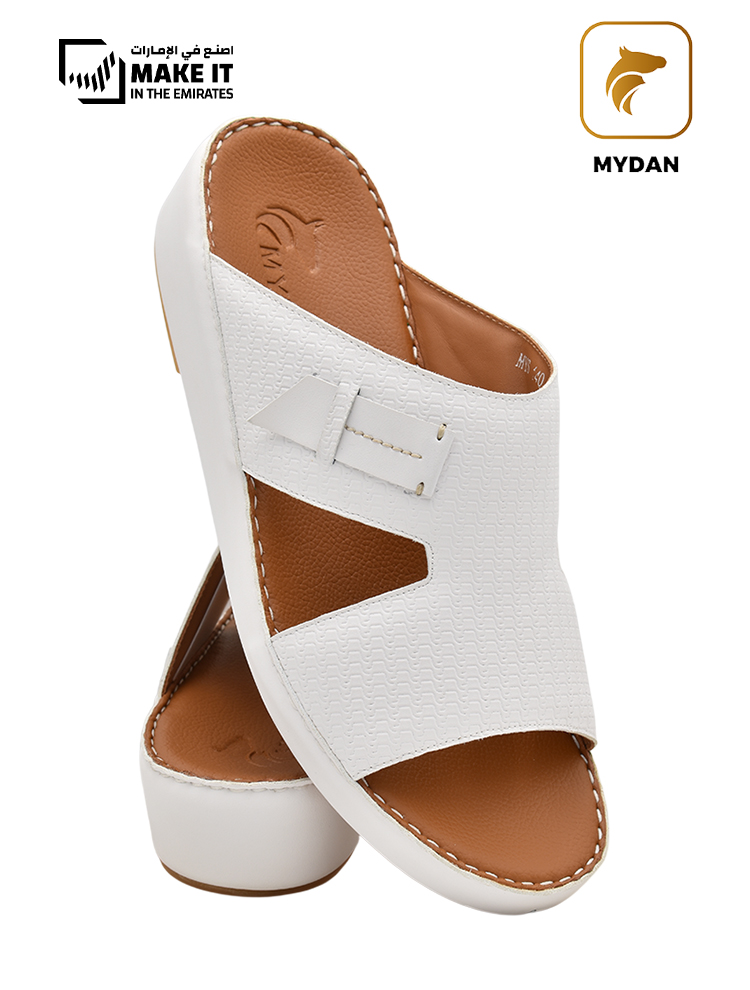 MYDAN-[MD133]-MYS-140-White-Gents-Sandal-6