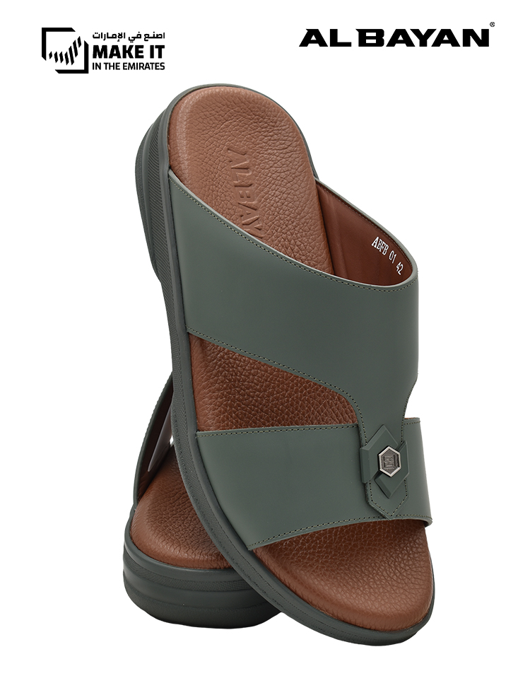 AL-BAYAN-[AB19]-ABFB-01-Olive-Gents-Sandal-6