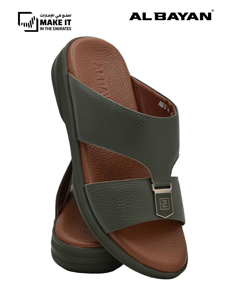 AL-BAYAN-[AB31]-ABFB-04-Olive-Gents-Sandal-6
