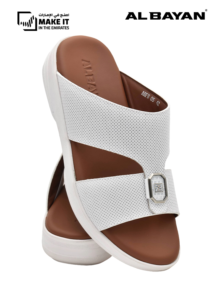 AL-BAYAN-[AB33]-ABFB-05-White-Gents-Sandal-6