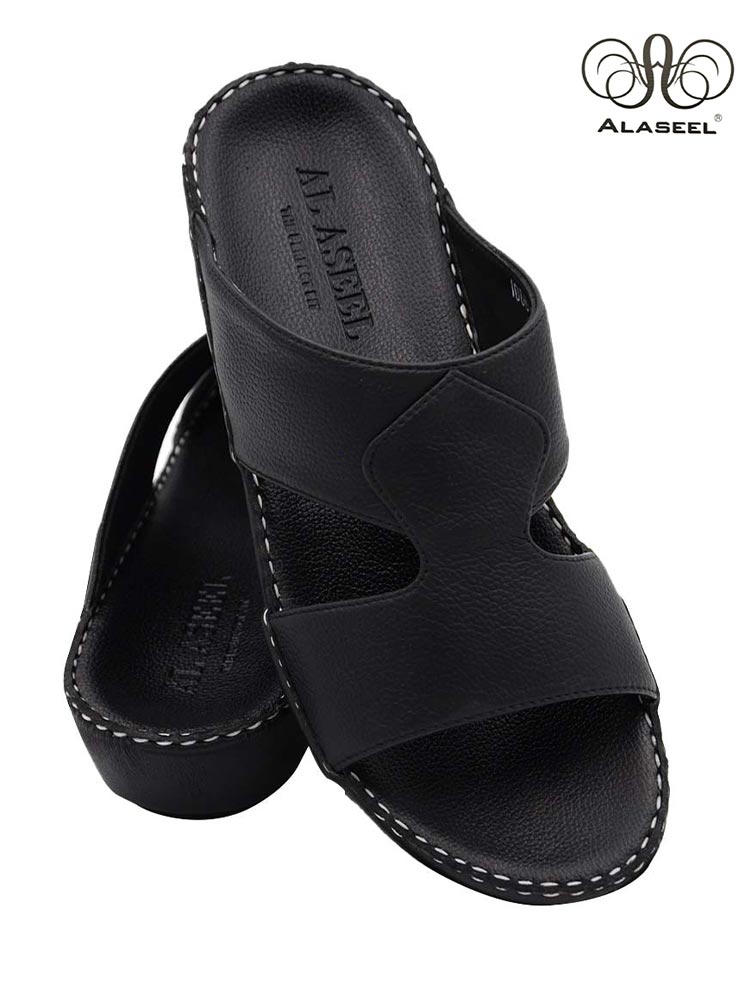 Al-Aseel-1000-Full-Black-Gents-Sandal-6