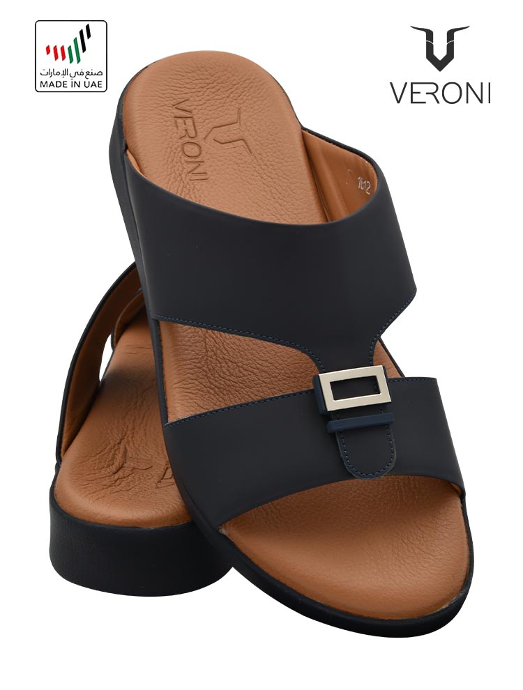 Veroni [VN9] 1612-83 Blue Tan Gents Sandal