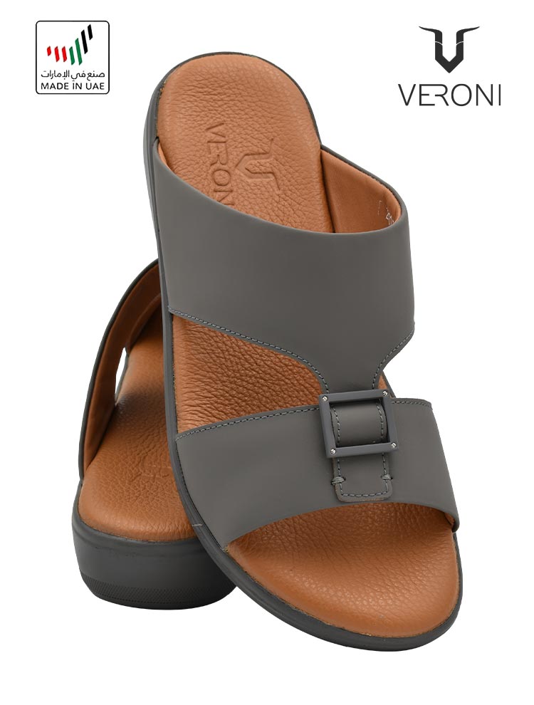 Veroni [V227] 2201-5 Grey Gents Sandal