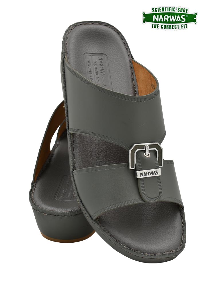 Narwas-[N39]-40744-Grey-Gents-Sandal-6