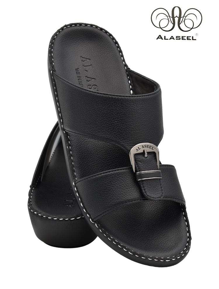 Al-Aseel-2000-Full-Black-Gents-Sandal-6