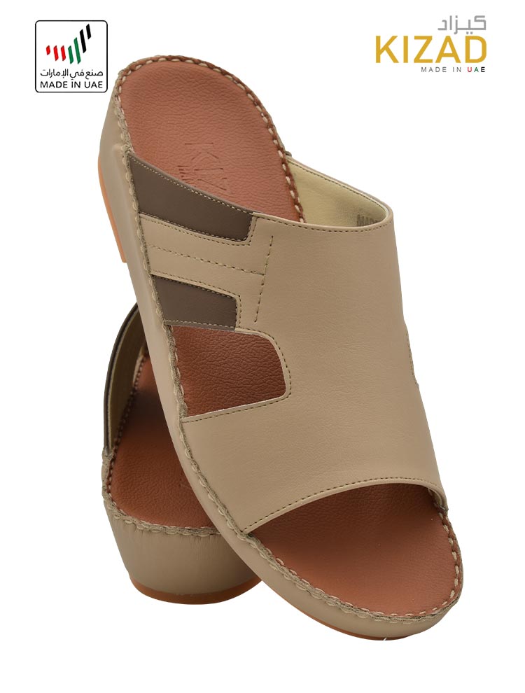 KIZAD-[Z6]-112-Beige-Gents-Sandal-6