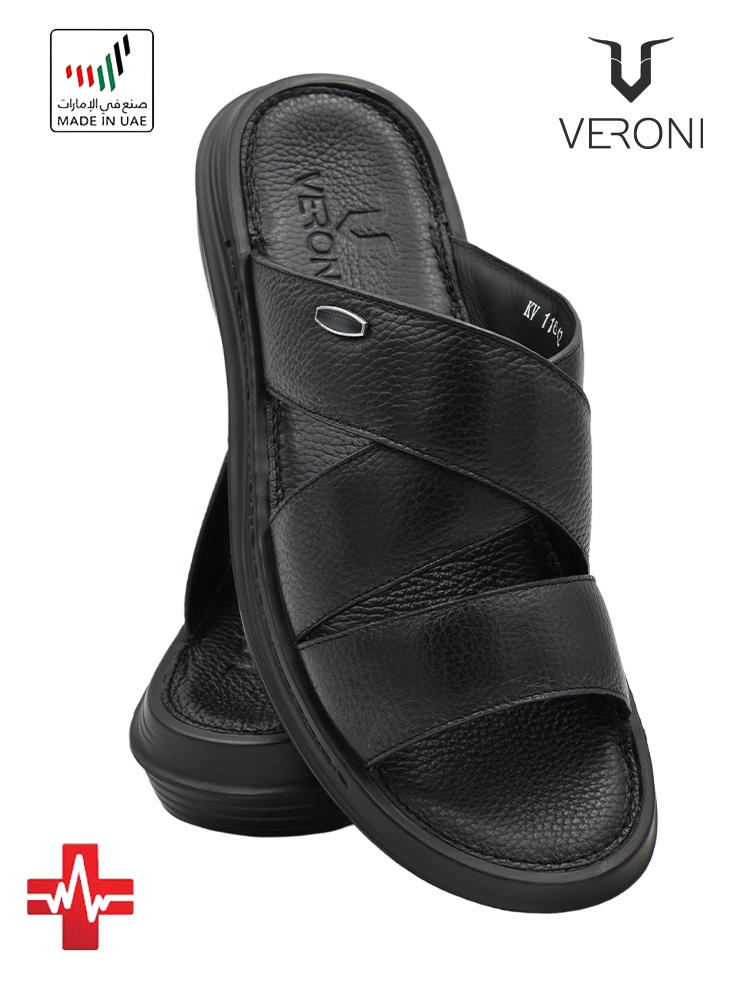 Veroni-Air-[VA1]-KV-116-Full-Black-Gents-Sandal-6