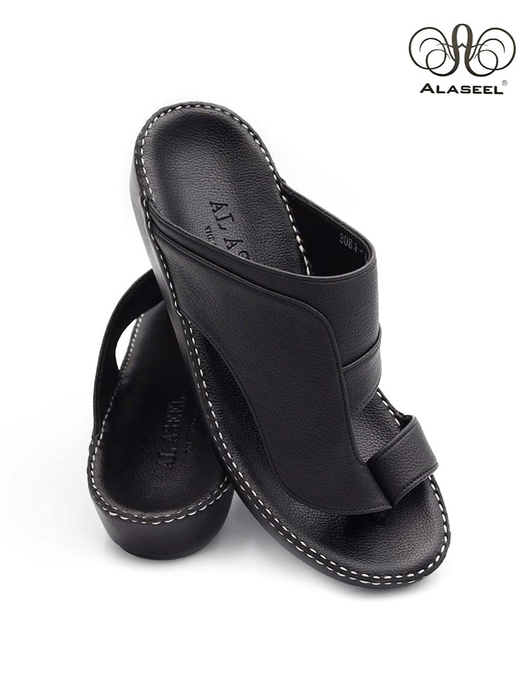 Al-Aseel-3001-Full-Black-Gents-Sandal-6